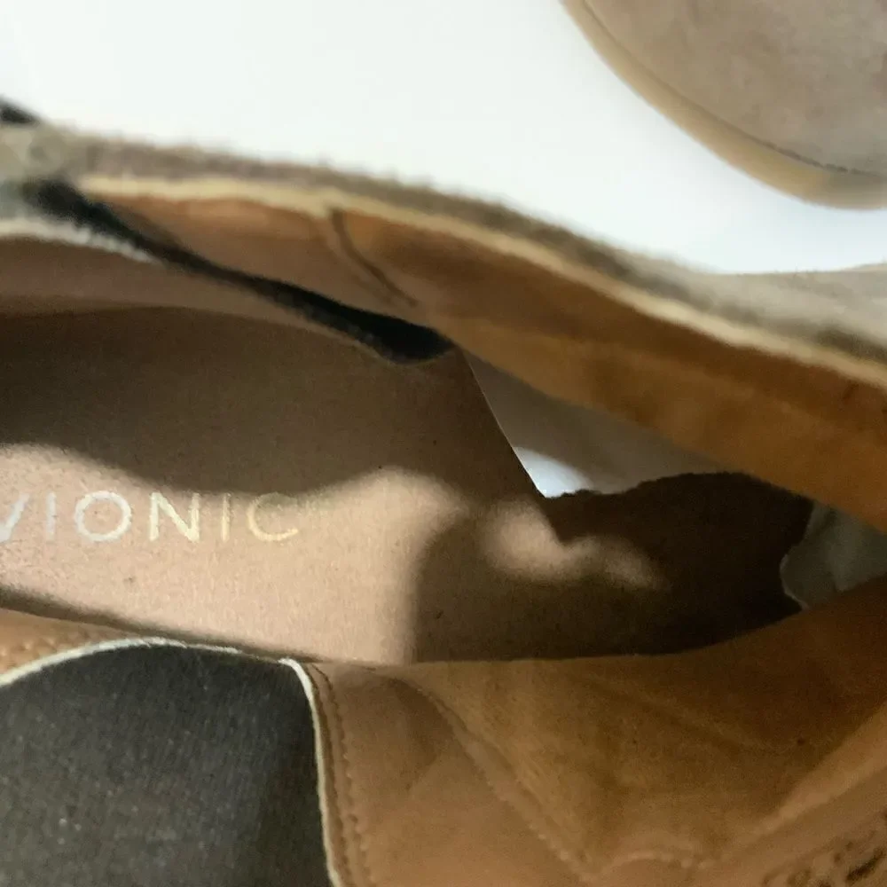 Vionic Gray Paloma Wedge Ankle Boot Women Size 9